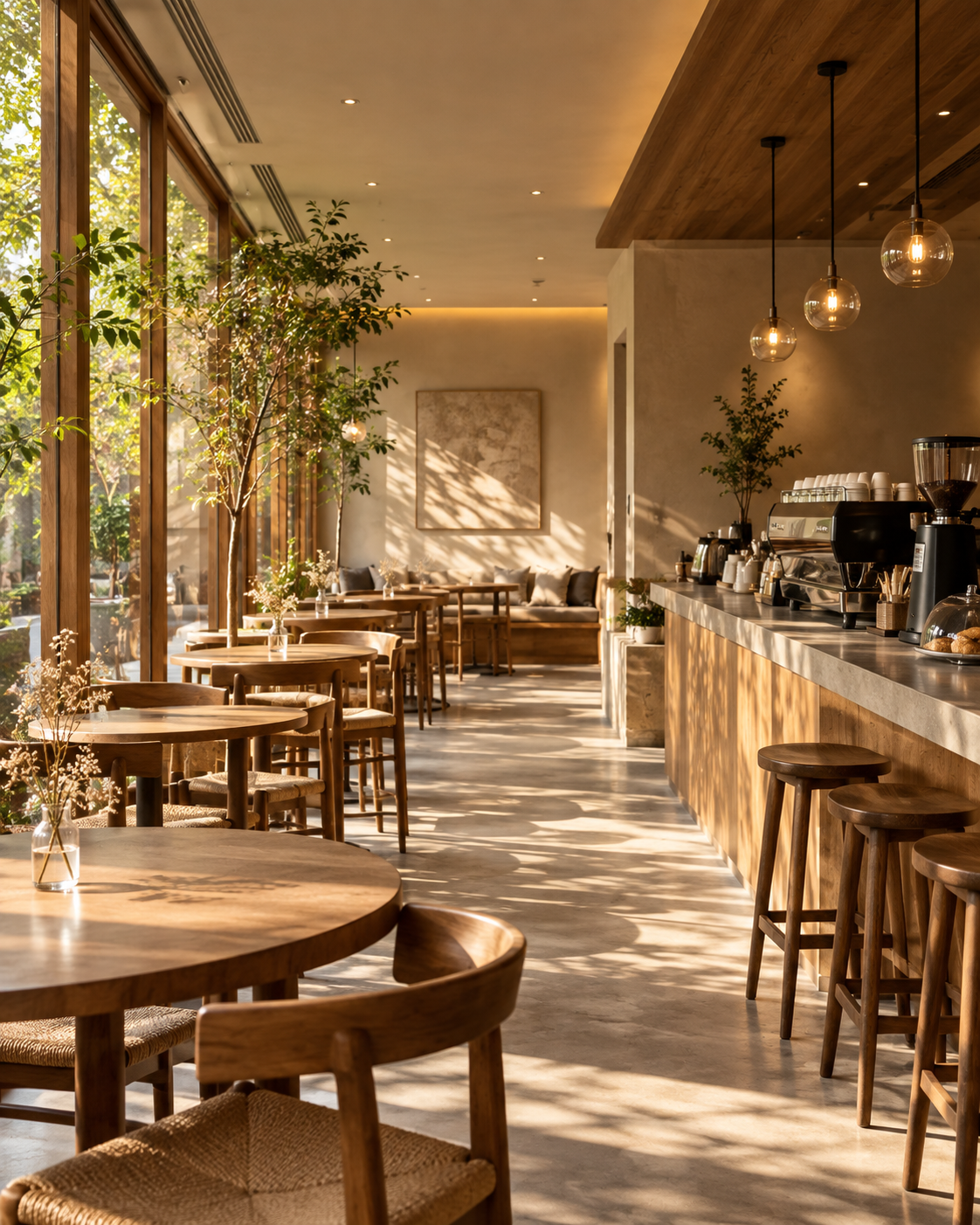 CAFE LUMIÈREの店内